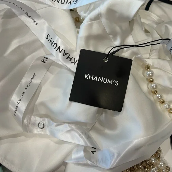 KHANUM’S - KEIDI DRESS - WHITE - Picture 5 of 10